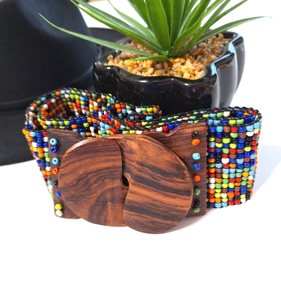 Accessories | Boho Multicolored Glass Seed Beaded Stretch  display picture 3